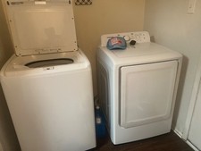 White used Samsung electric Front Load Washer...