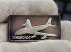 Hamilton Mint World of Flight 1 oz. .999 Silver Bar "Boeing 707"
