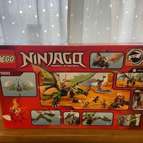 LEGO NINJAGO The Green NRG Dragon 70593 In 2016 Used W/Manual & Box