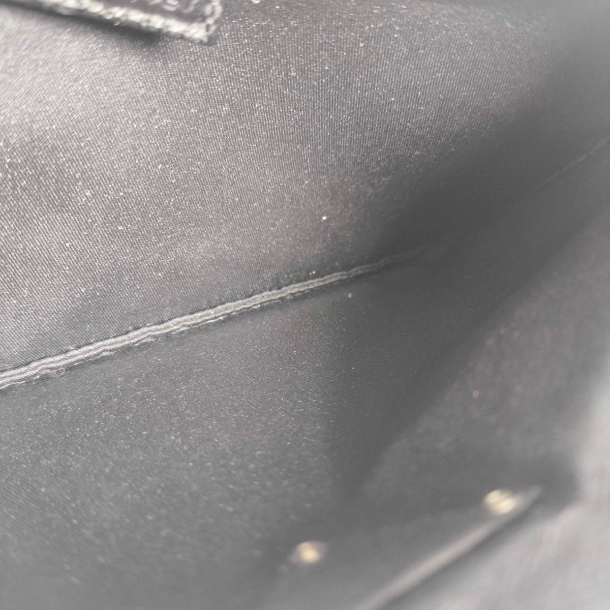 PRADA Mini Pouch Triangular Logo Clutch Black Cos… - image 10