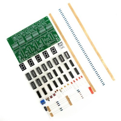 6 Digit Digital Clock DIY Soldering Kit For Electronics Training And STEM