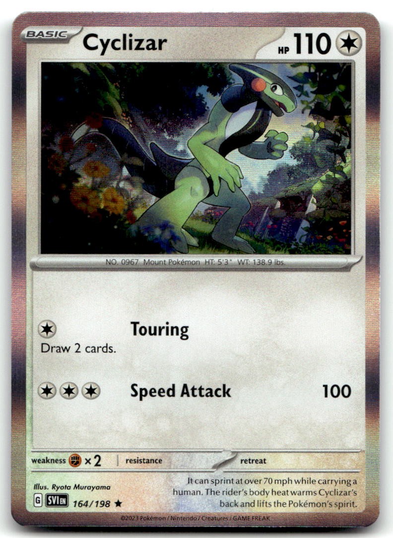 Cyclizar - 164/198 SV01: Scarlet & Violet Base Set Rare Holo Pokemon TCG LP