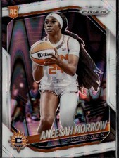2025 Panini Prizm WNBA #79 Aneesah Morrow White Seismic Prizms