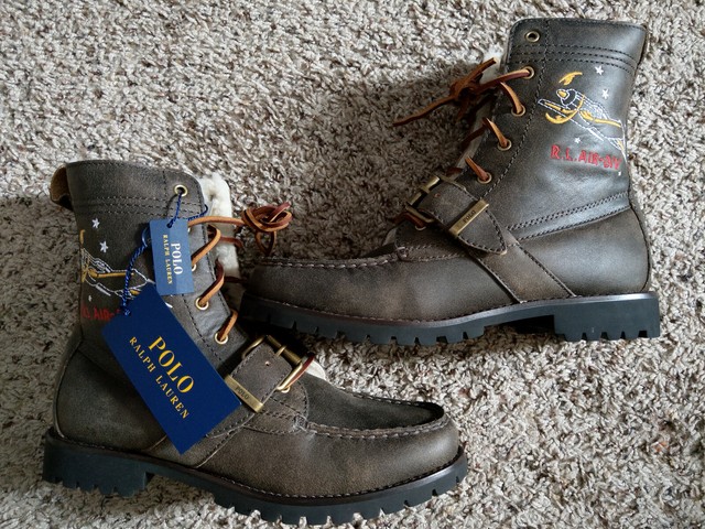 ralph lauren steel toe boots