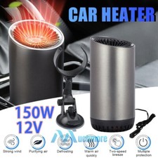 12V 150W Portable DC Car Heater Cooling Fan Windscreen Defroster Air Purify 4in1