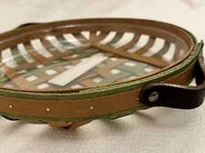 Dresden & Company Woven 2020 Open Weave Round Tray (Longaberger)