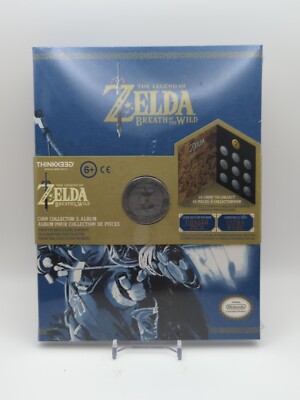 Nintendo Legend Of Zelda Breath Of The Wild Coin Collectors Album Thinkgeek 2018