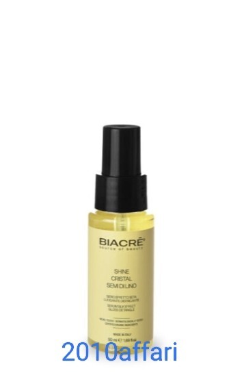 Biacre Shine Cristal 50ml: Siero Lucidante Anti-Crespo Semi di Lino