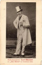 Old postcard postcard Carl Häusser as Der Baron THEATER STAR (627478)