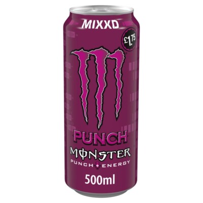 Monster - Energy - Punch Mixxd - 48 x 0,5 Liter Dosen UK
