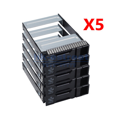5X HP Proliant Gen8 3.5'' LFF SAS/SATA Non Hot Plug Drive Caddy Tray 652998-001