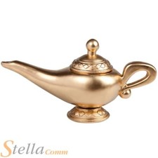 Gold Magic Lamp 23cm Arabian Genie Fancy Dress Costume Party Prop Accessory