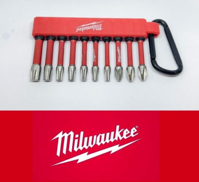 Original Milwaukee Shockwave Schraubendreher Bohrer Set Karabiner Pozi Torx