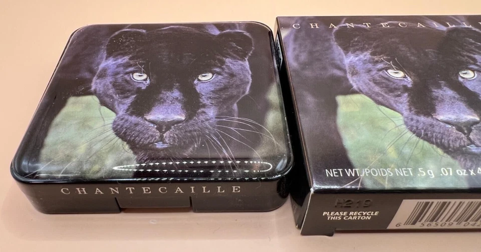 Chantecaille Limited Edition Black Jaguar Eye Shadow Quartet Palette New In Box - Image 2 of 4