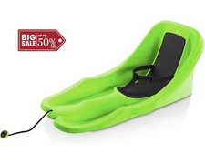 Baby Rider Mystic Green Pull Snow Sled Toddlers 55 Lbs Anti-Slip Ages 6 Months+,