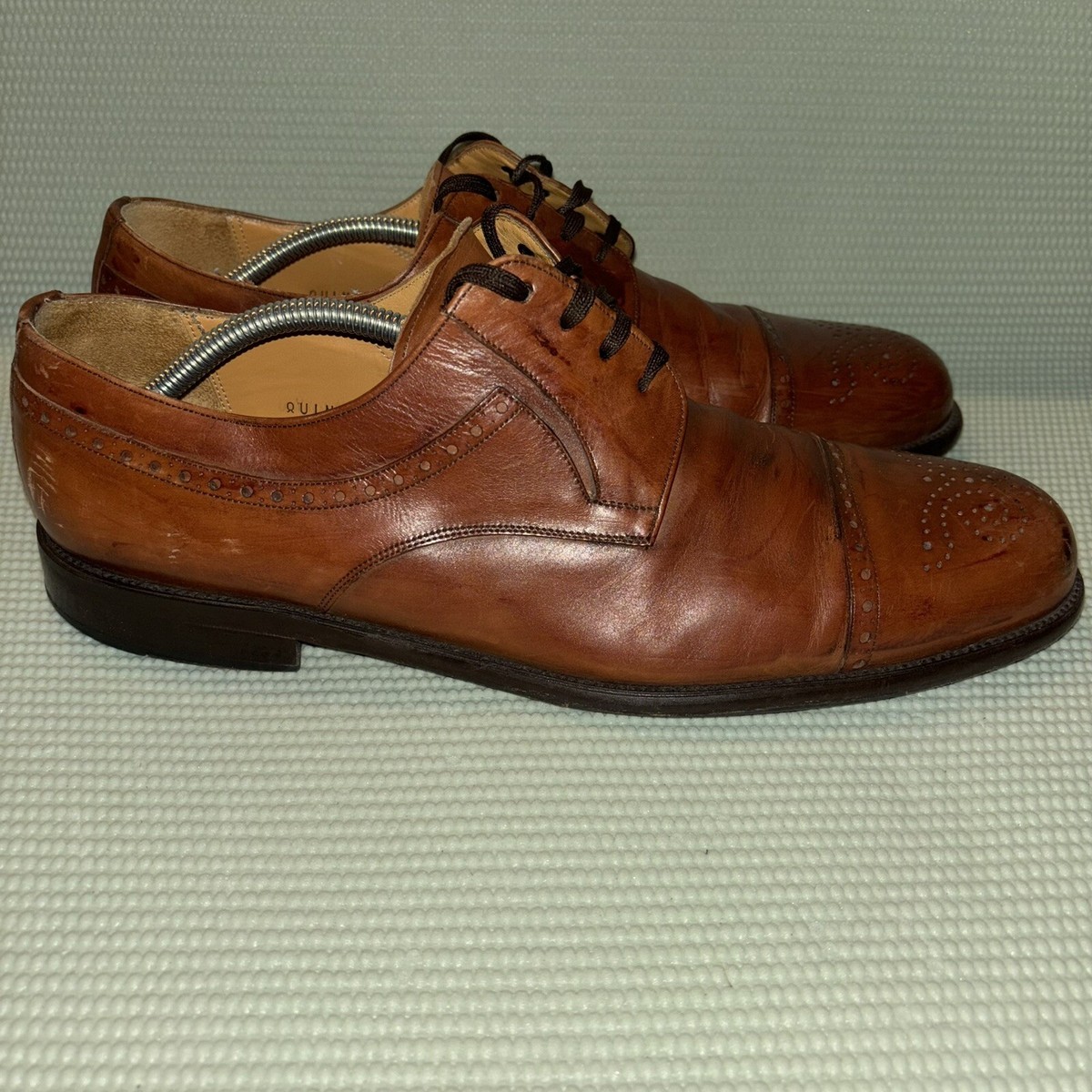 Mezlan Quinto Leather Wingtip Oxfords Dress Shoes Men