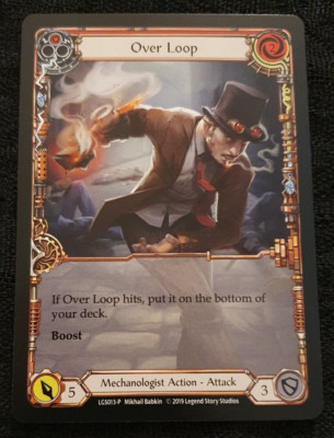 Over Loop ~ LGS013-P ~ Flesh & Blood Promo ~ NM !