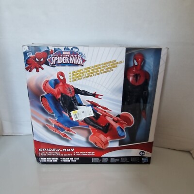 Ultimate Spiderman Titan Hero With Turbo Racer Actionfigur Marvel