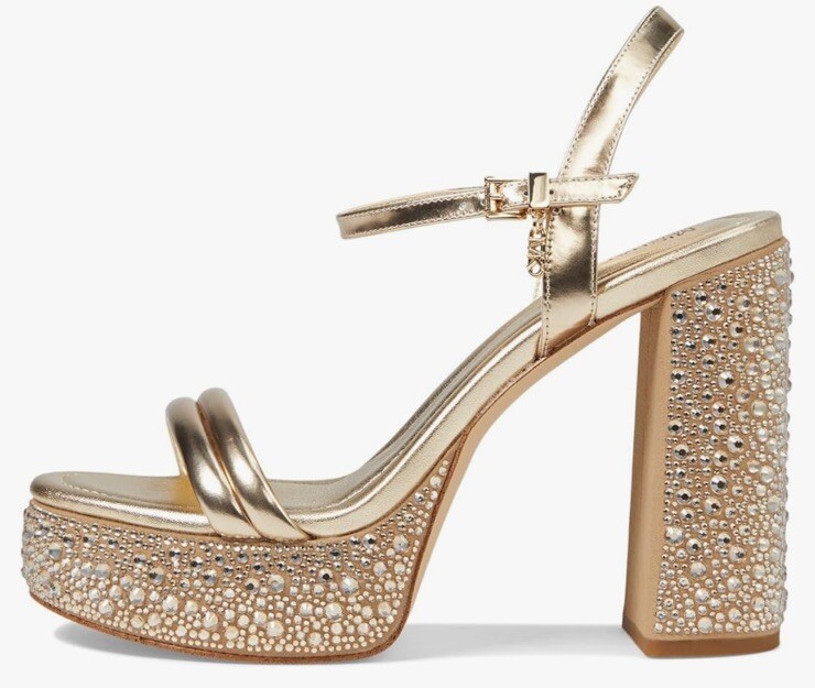 【Michael Kors】☆サンダル☆Lucia Embellished Leather Sandal Michael Kors Women's Lucia Embellished Leather Sandal Silver