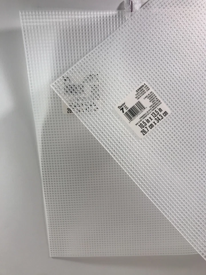 Darice Plastic Canvas #7 10.5"X13.5"-Clear, 33900-1 - Lot of 2 - New With Tags - Image 3 of 3