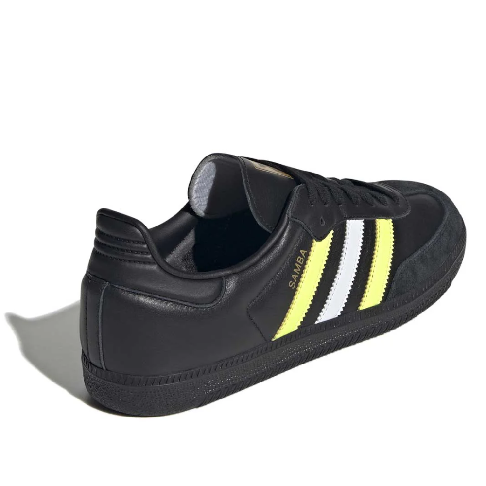 ADIDAS SAMBA OG mens sneakers ID1380 core black solar yellow US 10