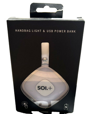 Brain Stream Handbag Light & USB Power Bank NIB