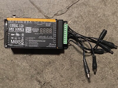 Cinque-Led DMX Dimmer - 5ch 12-24volt