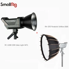 SmallRig RC 120B Bi-color COB Video Light 3471+ RA-D55 Parabolic Softbox 3585