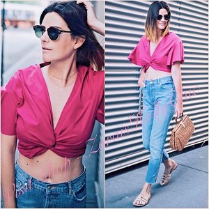 crop top maniche corte