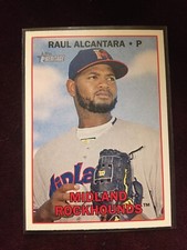 2016 Topps Heritage Minors Raul Alcantara Card #115