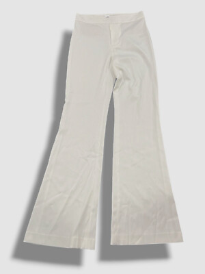 fitted lace wedding dress White V Waist Flare Pants