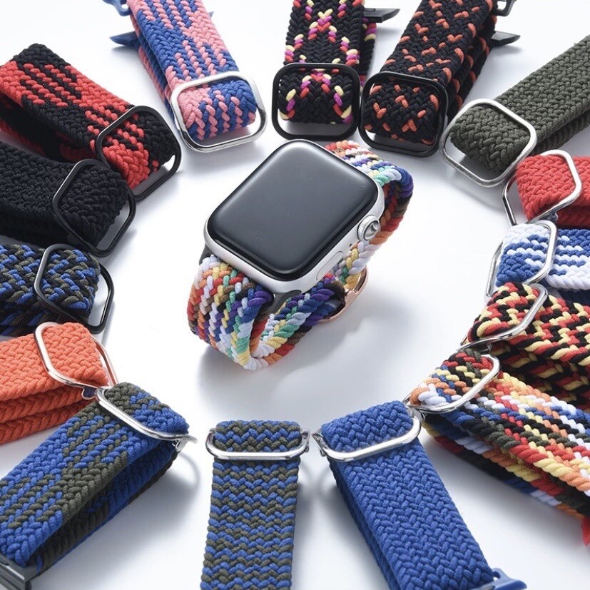 Bundle of seven Assorted Watch Bands for Apple Watch. 44mm Nylon Watch Band Compatible with Apple Watch 7 Bands 44mm  main image 2