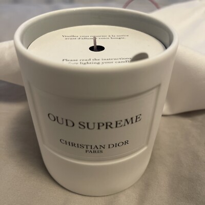 Maison Christian Dior Oud Supreme Candle 250g NEW in bag. | eBay