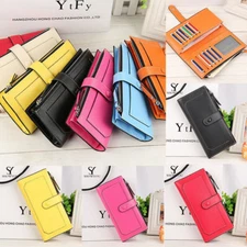 Fashion Lady Women's Wallet Leather Handbag Clutch Card Holder Cases Long Purse