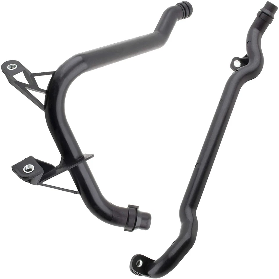 Juego de 2 tubos de entrada de calentador de motor y tubo de refrigerante de agua para BMW 11531705210 Foto 4 de 4