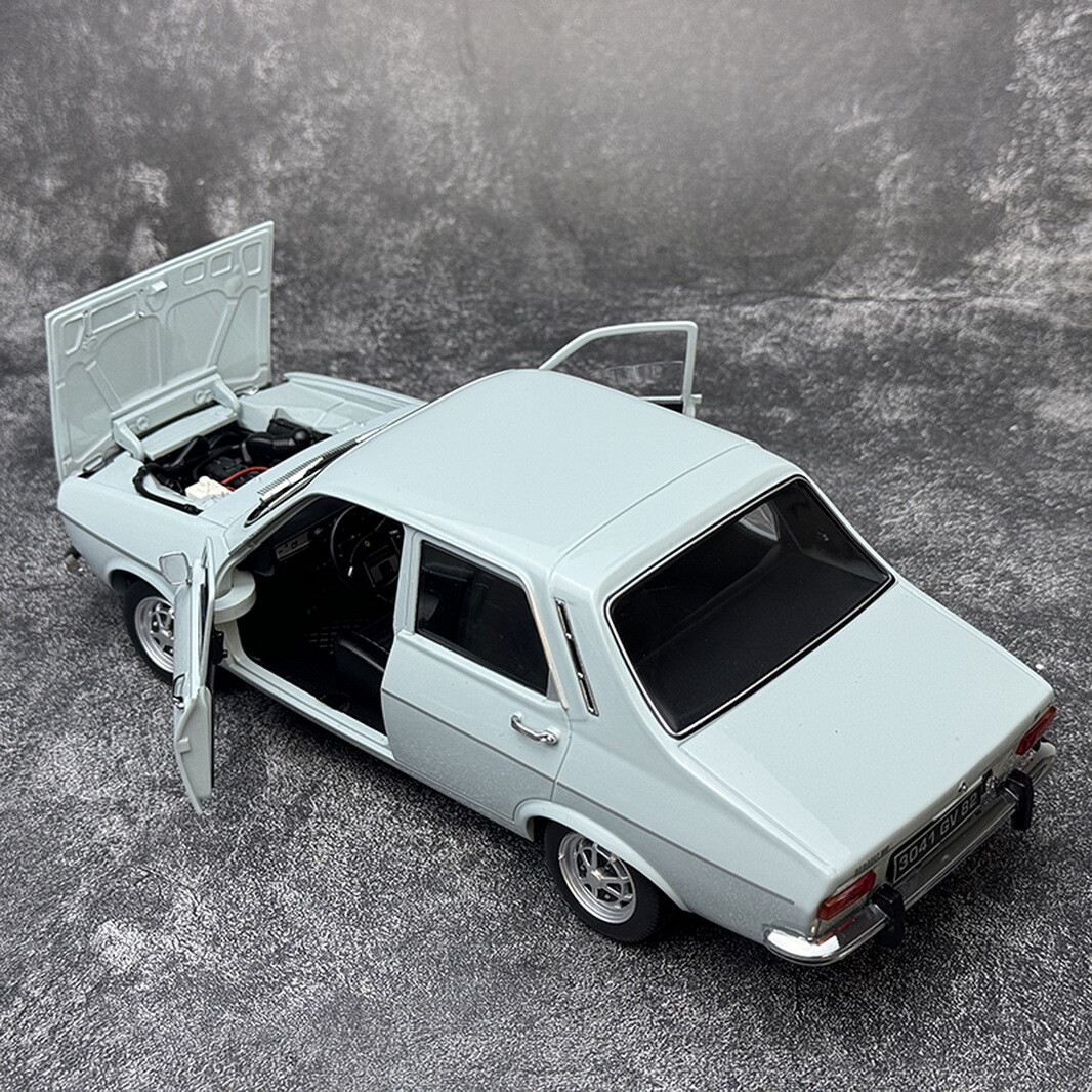 Norev 1/18 Scale Renault 12 TS White Diecast Car Model Toy