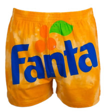 Official Fanta Coca-Cola Company Soda Drink Orange Comfy Lounge Shorts 