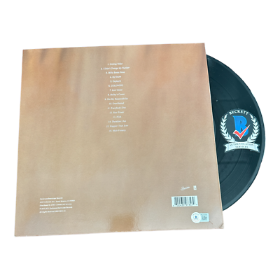 BILLIE EILISH SIGNED AUTOGRAPH HAPPIER THAN EVER ALBUM LP VINYL