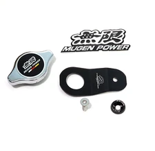 BLACK RADIATOR STAY BRACKET  96-00 HOND CIVIC EK EP S2000 RADIATOR CAP MUGEN SI
