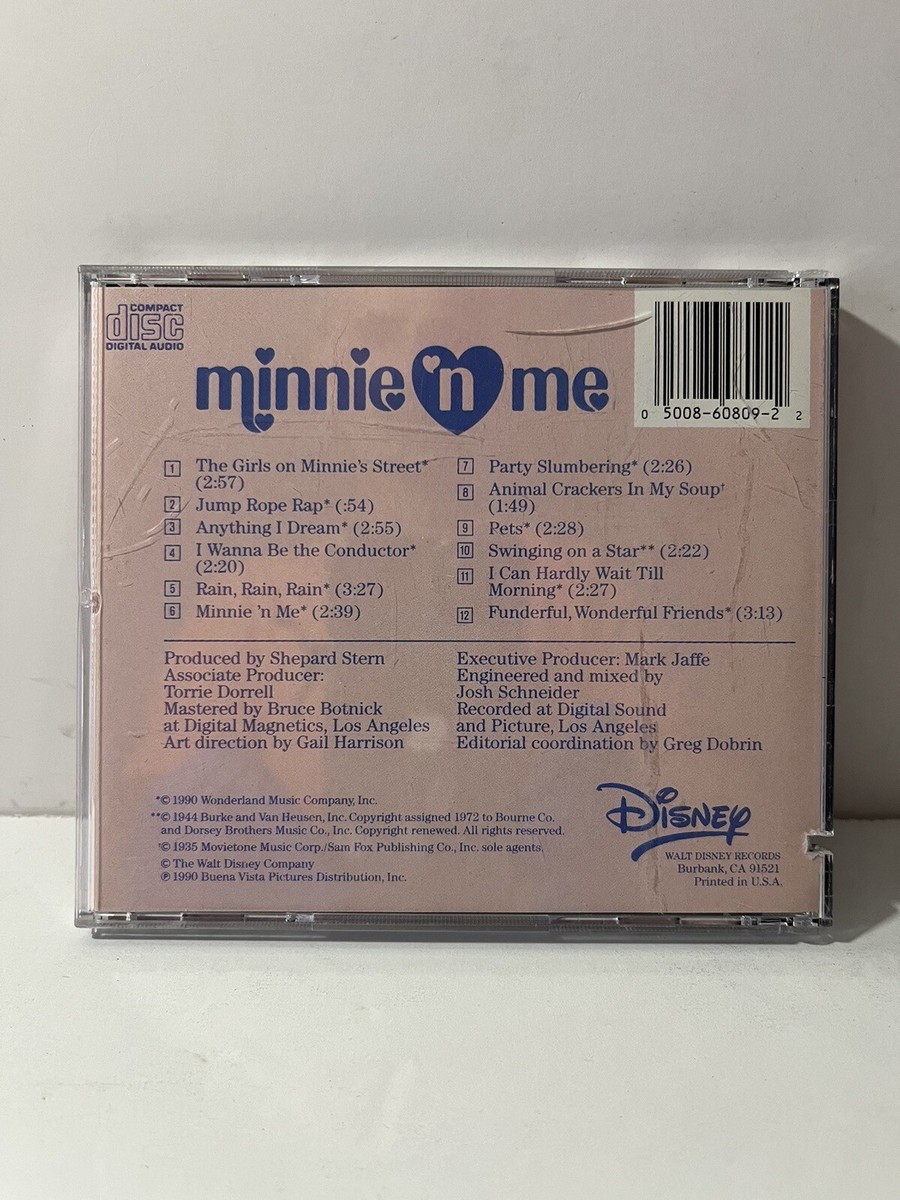 Christa Larson - Minnie 'n Me: Songs Just For Girls - CD - RARE