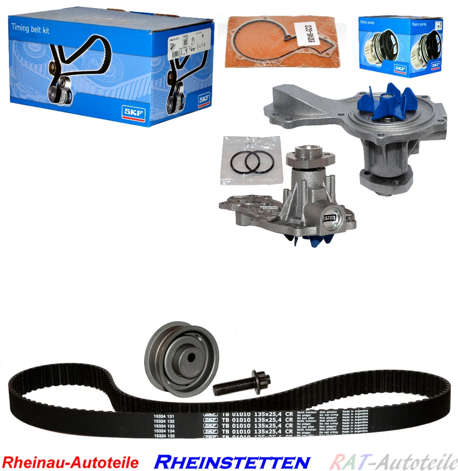 Courroie crantée + spannroll + WAPU SK VW GOLF I 2 JETTA 2 PASSAT TRANSPORTER T3 - Photo 2/4