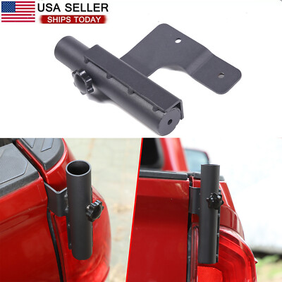 Tailgate Flagpole Mount Bracket Flag Pole Antenna Stand For Toyota Tacoma 16-23