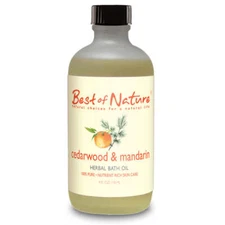 Best of Nature Cedarwood & Mandarin Herbal Bath Oil