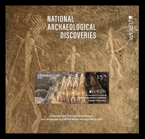 AZERBAIJAN 2025 * EUROPA * Archaeological discoveries Gobustan * 2-SHEETS * MNH - Picture 2 of 4