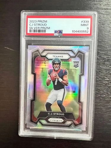 2023 Prizm CJ Stroud Silver Prizm PSA 9
