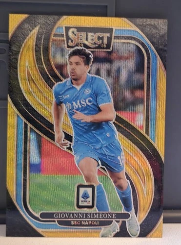 2024-25 Panini Select Serie a Gold Wave Mezzanine Giovanni Simeone #169  2/10