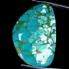 27.90Cts 100 Natural Turquoise Fancy Cabochon Gemstone 20X31X6MM