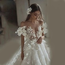 Vintage Lace Mermaid Wedding Dress Pleats Off Shoulder Mini Sweetheat Bride Gown