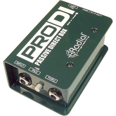 Radial Engineering ProDI - Single Channel Passive Direct Box NEW 2-DAY DELIVERY!
