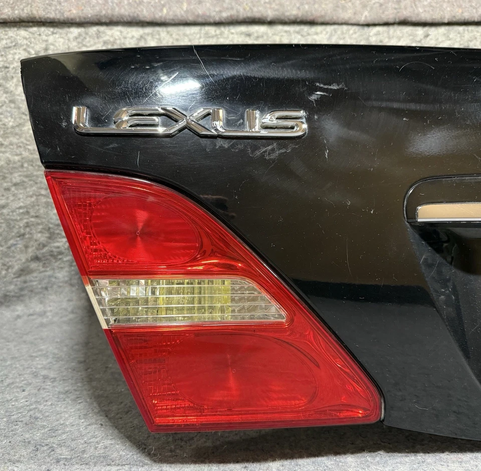 04-06 LEXUS LS430 MALETERO TRASERO PUERTA LEVADIZA CUBIERTA PANEL TAPA OEM Negro Foto 3 de 4
